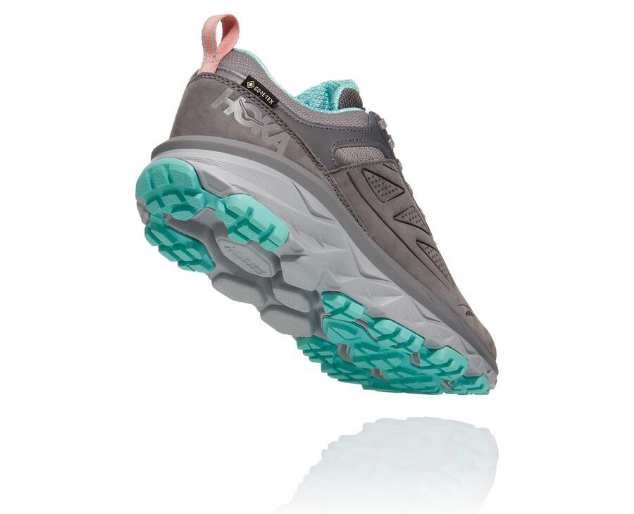 Hoka One One Spor Ayakkabı Kadın Gri - Challenger Kısa Gore-Tex - SL8920534